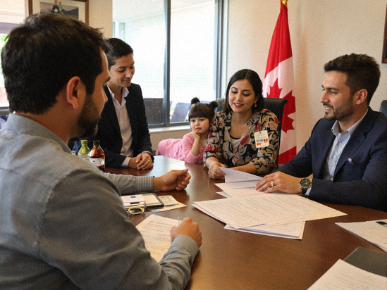 Immigration specialist providing personalized consultation